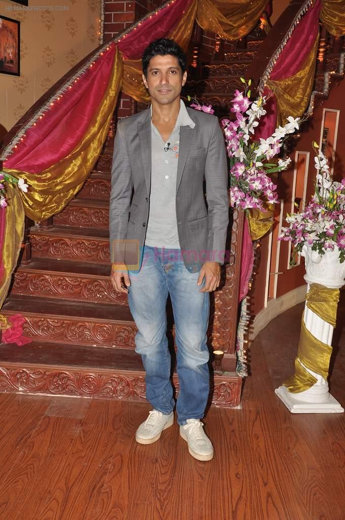 Farhan Akhtar promote Shaadi Ke Side Effects on the sets of Comedy Nights with Kapil in Filmcity, Mumbai on 11th Feb 2014