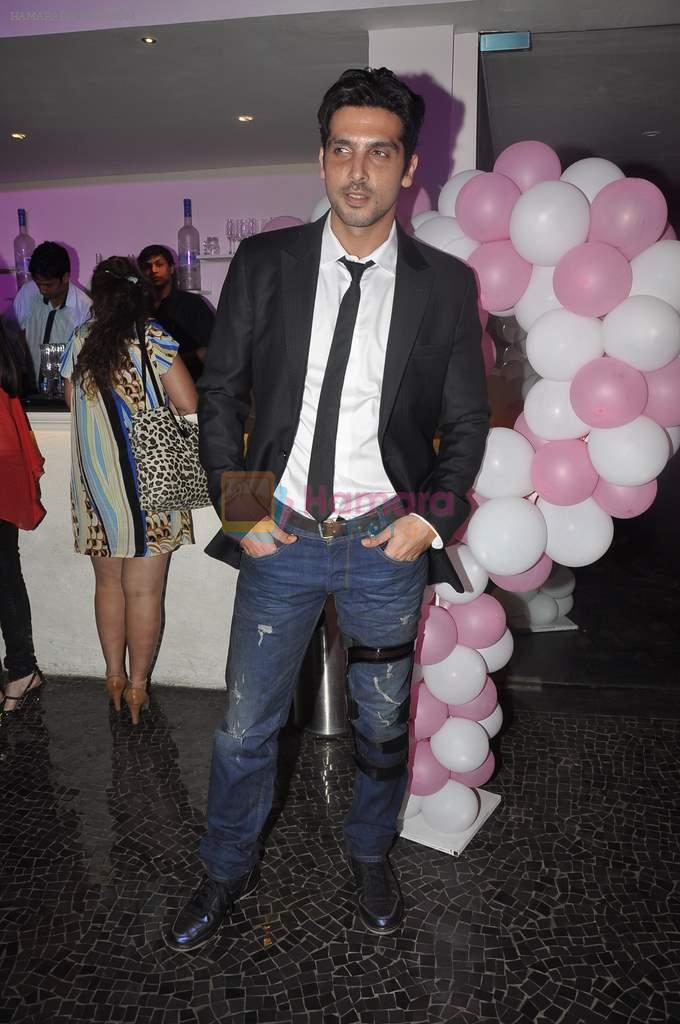 Zayed Khan at Ameesha Patel's Desi Magic completion party in Villa 69, Mumbai on 14th Feb 2014