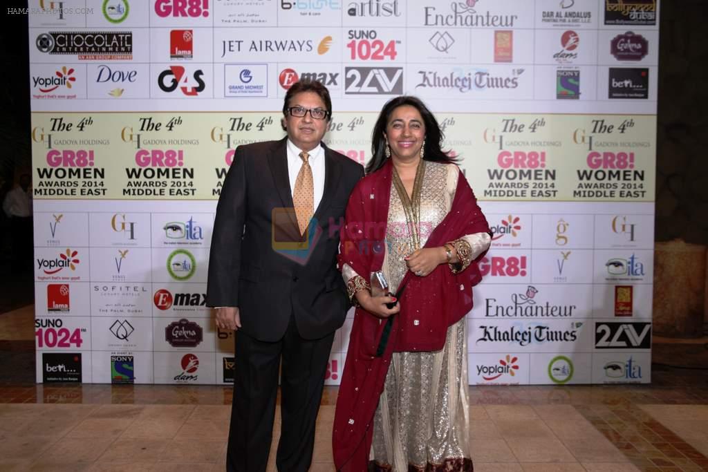 Shashi Ranjan,Anu Ranjan at GR8 Women Awards 2014 in Dubai on 15th Feb 2014