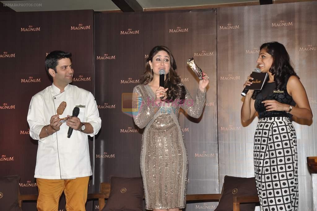Kareena Kapoor at Magnum chocolate ice cream launch in Bungalow 9, Mumbai on 15th Feb 2014