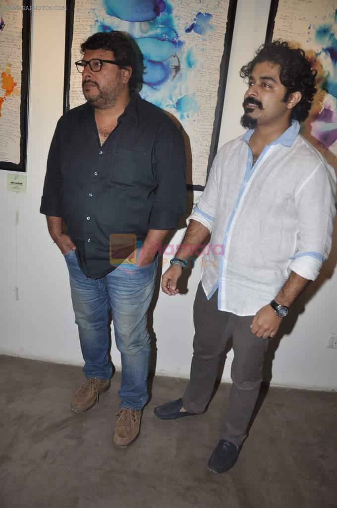 at Gaurav Bose's art exhibition in Bandra, Mumbai on 15th Feb 2014