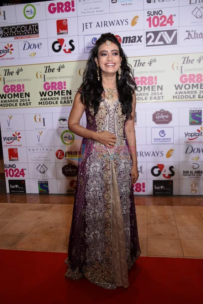 Surbhi Jyoti at GR8 Women Awards 2014 in Dubai on 15th Feb 2014