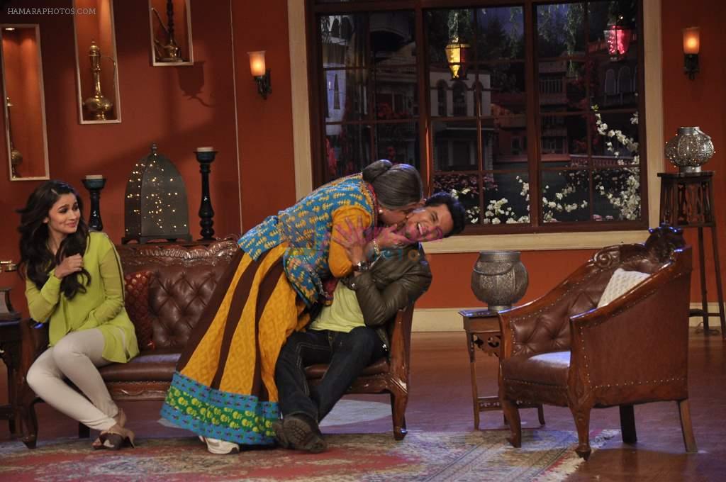 Alia Bhatt, Randeep Hooda on the sets of Comedy Nights with Kapil in Mumbai on 16th Feb 2014