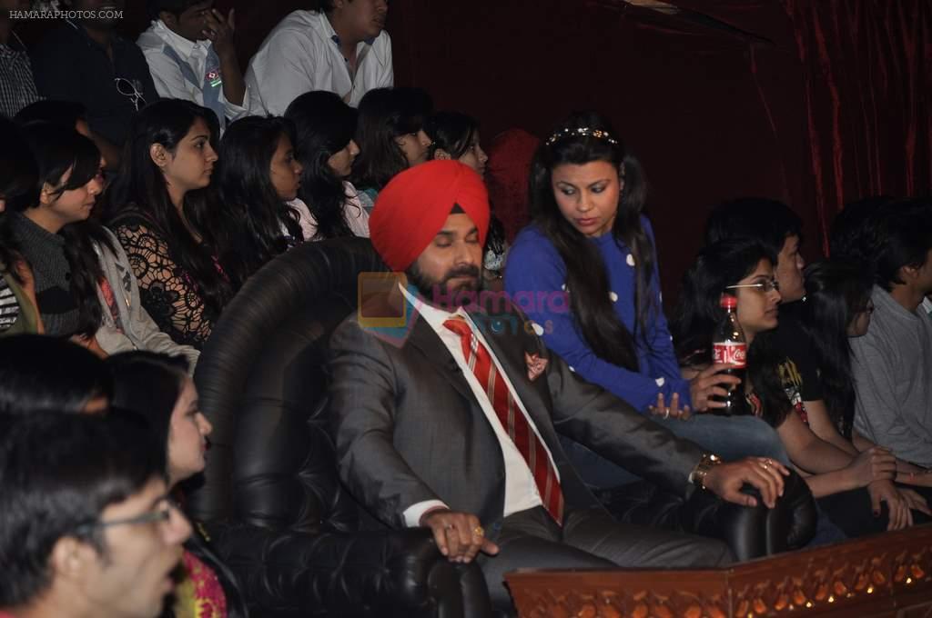 Navjot Singh Sidhu on the sets of Comedy Nights with Kapil in Mumbai on 16th Feb 2014