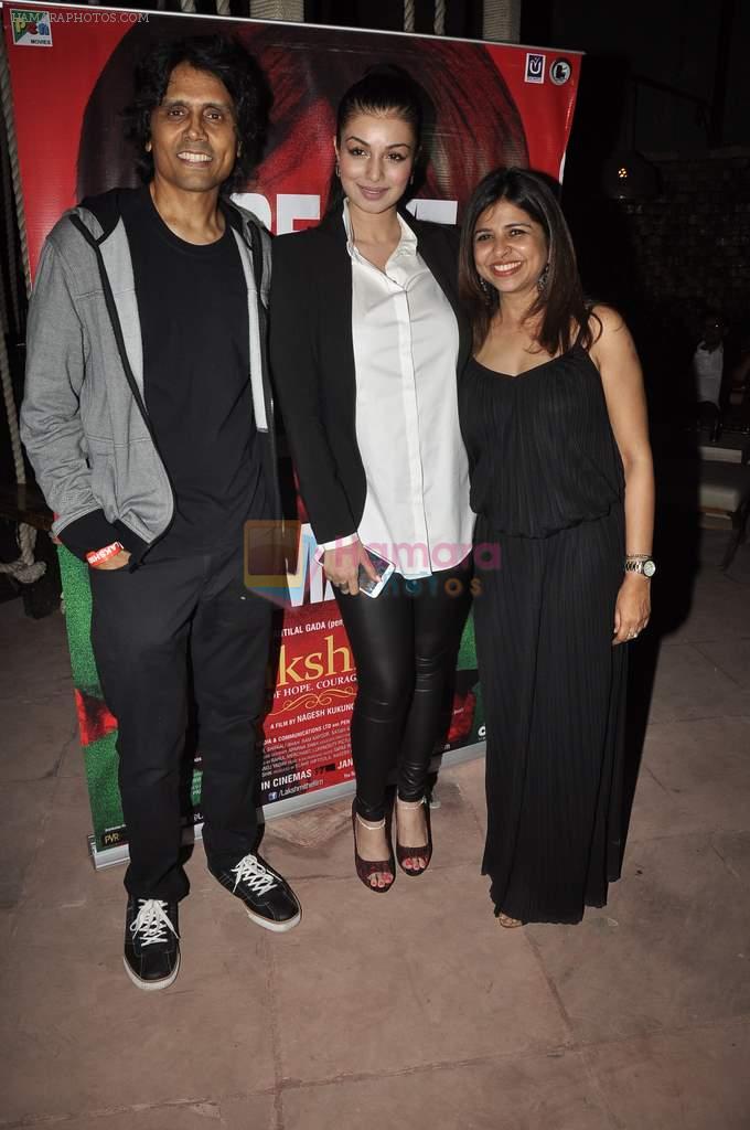 Ayesha Takia, Nagesh Kukunoor at Nagesh Kuknoor Palm Springs success bash in Juhu, Mumbai on 19th Feb 2014