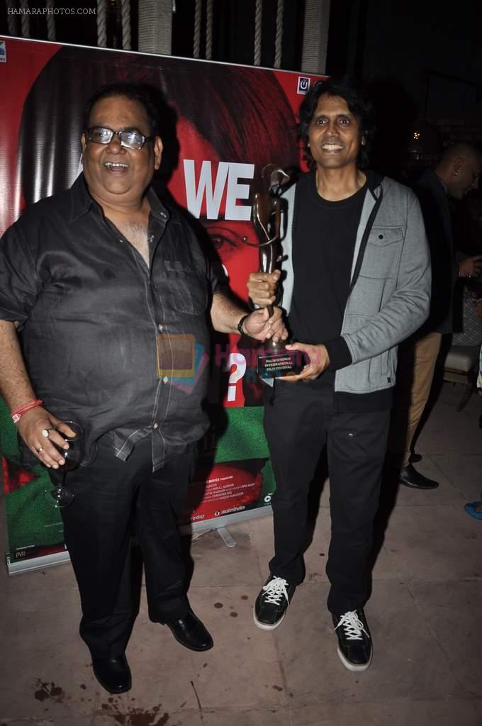 Satish Kaushik, Nagesh Kukunoor at Nagesh Kuknoor Palm Springs success bash in Juhu, Mumbai on 19th Feb 2014
