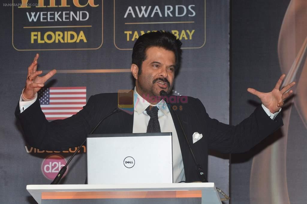 Anil Kapoor at IIFA Tampa press meet in American Consulate on 18th Feb 2014