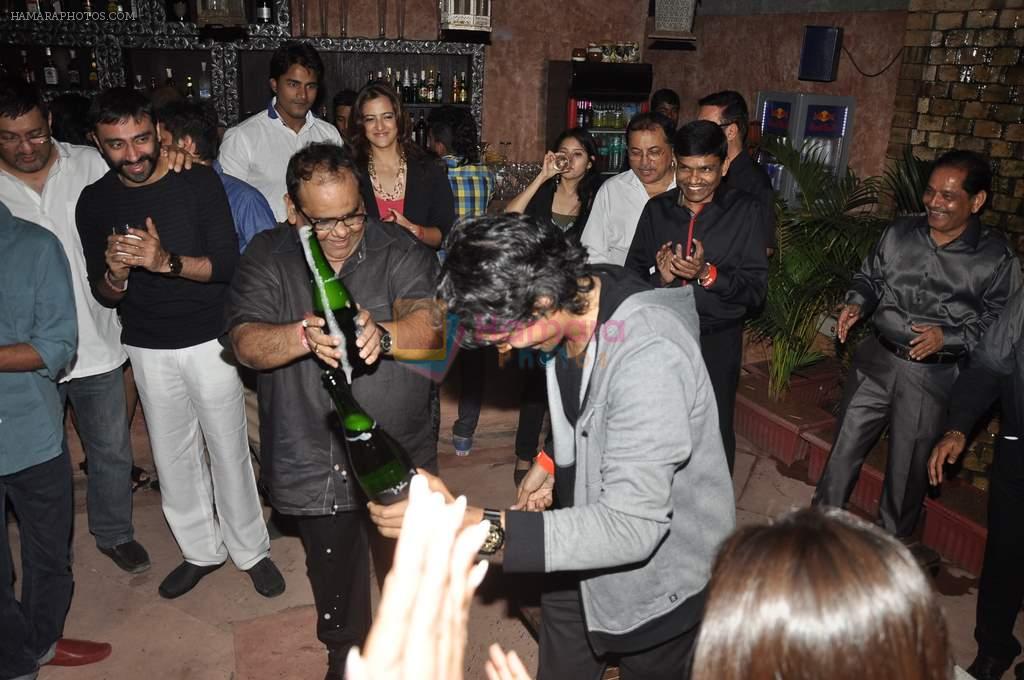 Satish Kaushik, Nagesh Kukunoor at Nagesh Kuknoor Palm Springs success bash in Juhu, Mumbai on 19th Feb 2014