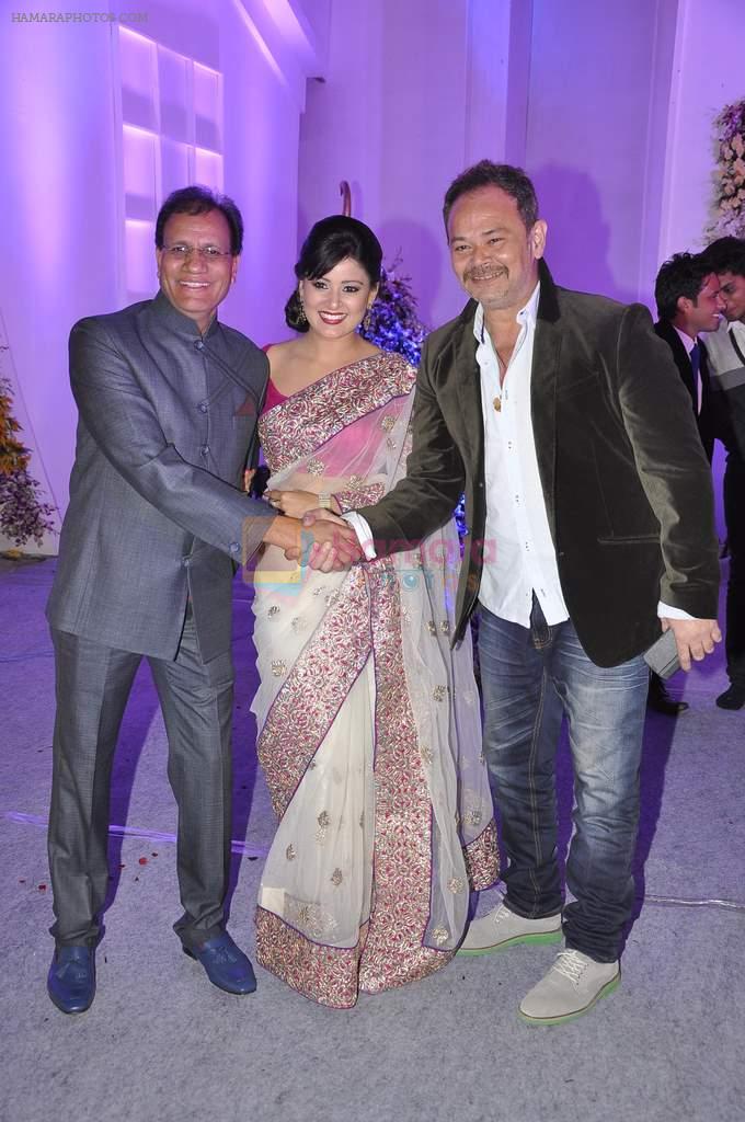 Raj Zutshi at Miraj Group's Madan Paliwal's daughter Devdhooti and Vikas Purohit's reception in Udaipur on 18th Feb 2014