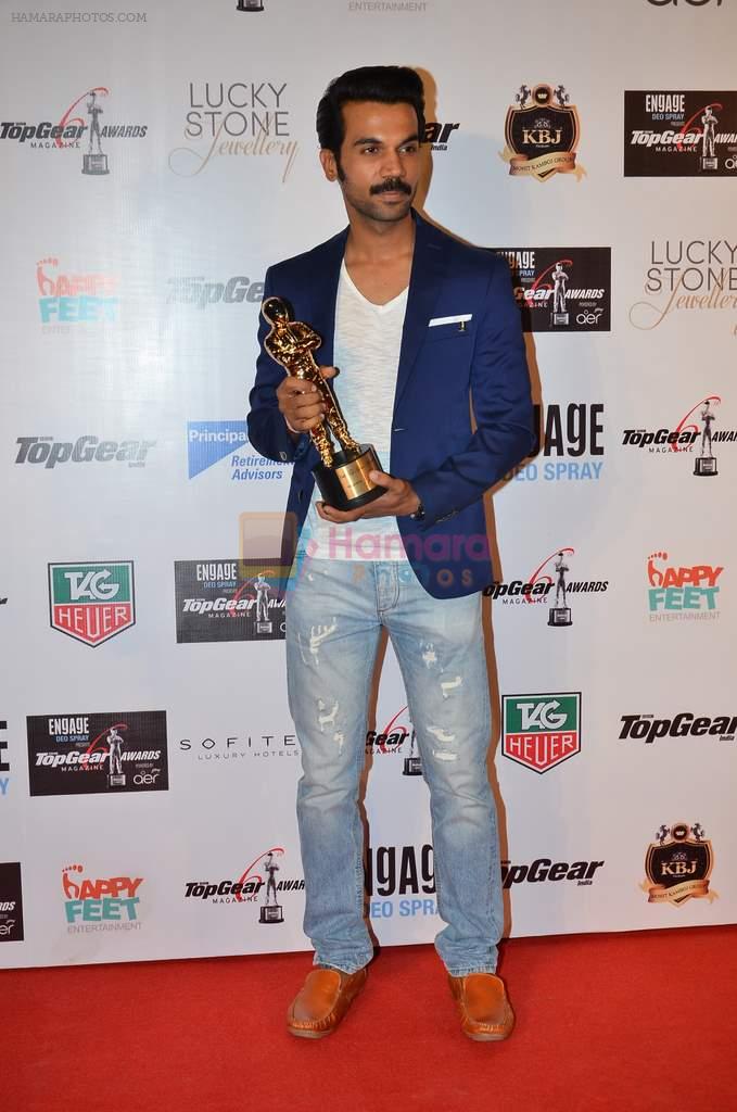 Raj Kumar Yadav at Top gear awards in Mumbai on 19th Feb 2014