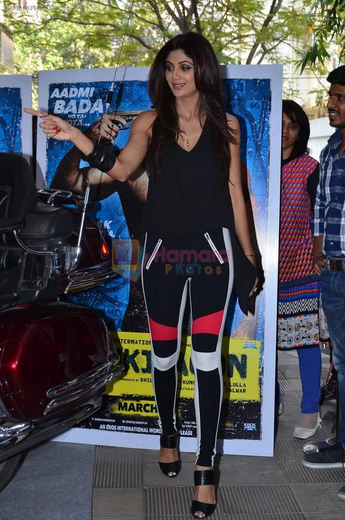 Shilpa Shetty at the Launch of song Tu Mere Type Ka Nahi Hai from Dishkiyaoon in Bandra, Mumbai on 19th Feb 2014