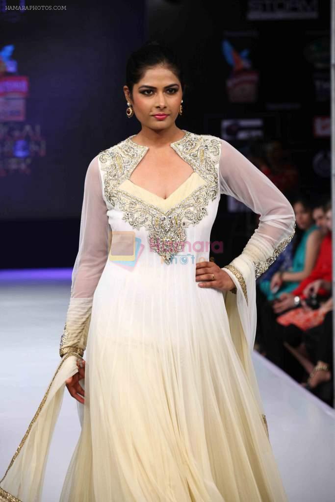 Model walks for designer AD Singh at Bengal Fashion Week day 2 on 22nd Feb 2014