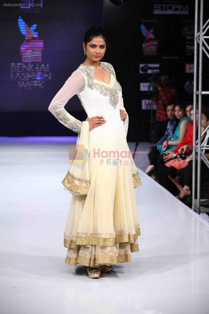 Model walks for designer AD Singh at Bengal Fashion Week day 2 on 22nd Feb 2014