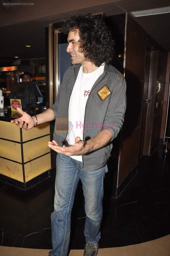 Imtiaz Ali at Highway promotions in PVR, Mumbai on 22nd Feb 2014