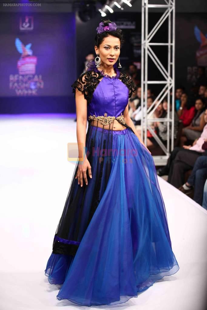 Model walks for Jaya Misra at Bengal Fashion Week day 1 on 21st Feb 2014