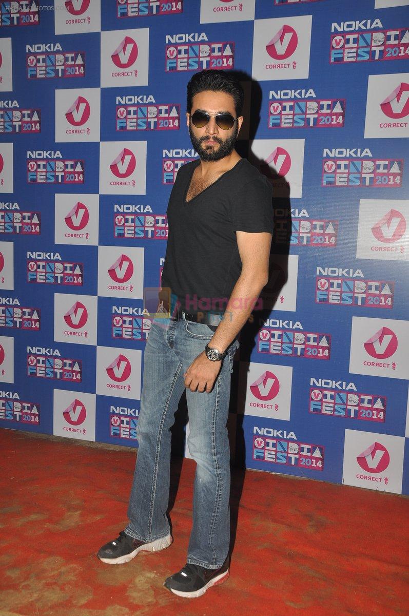 Shekhar Ravjiani  at  Channel V India Fest in Mumbai on 23rd Feb 2014