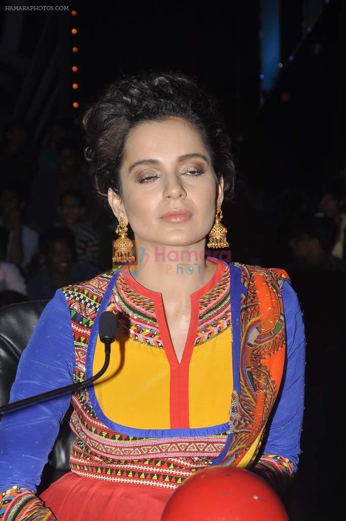 Kangana Ranaut at Queen promotion on India's Got Talent in Filmcity, Mumbai on 23rd Feb 2014