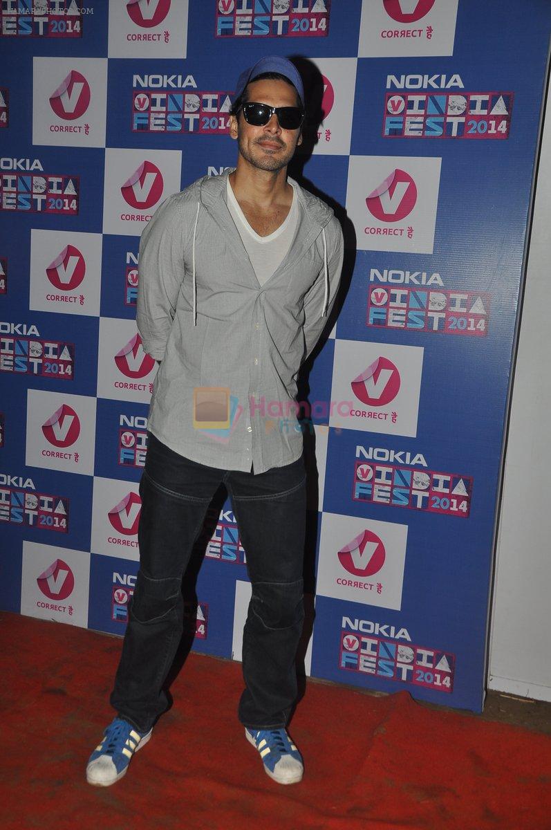 Dino Morea at  Channel V India Fest in Mumbai on 23rd Feb 2014
