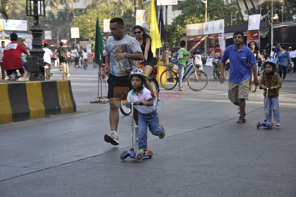 at Cycle Race Event in Mumbai on 23rd Feb 2014