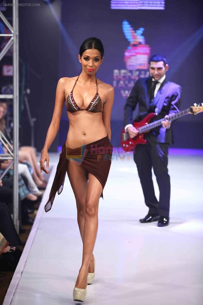 Model walk for designer Manoviraj Kosla in the Grand Finale of Bengal Fashion Week 2014 on 24th Feb 2014