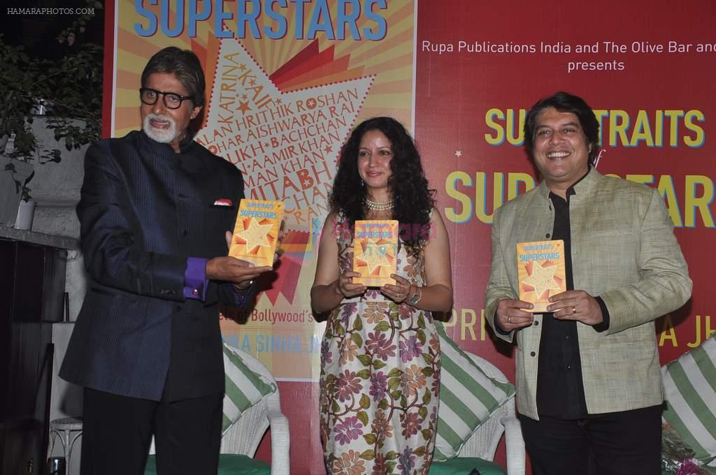 Amitabh Bachchan at Priyanka Sinha's book launch in Olive, Mumbai on 25th Feb 2014