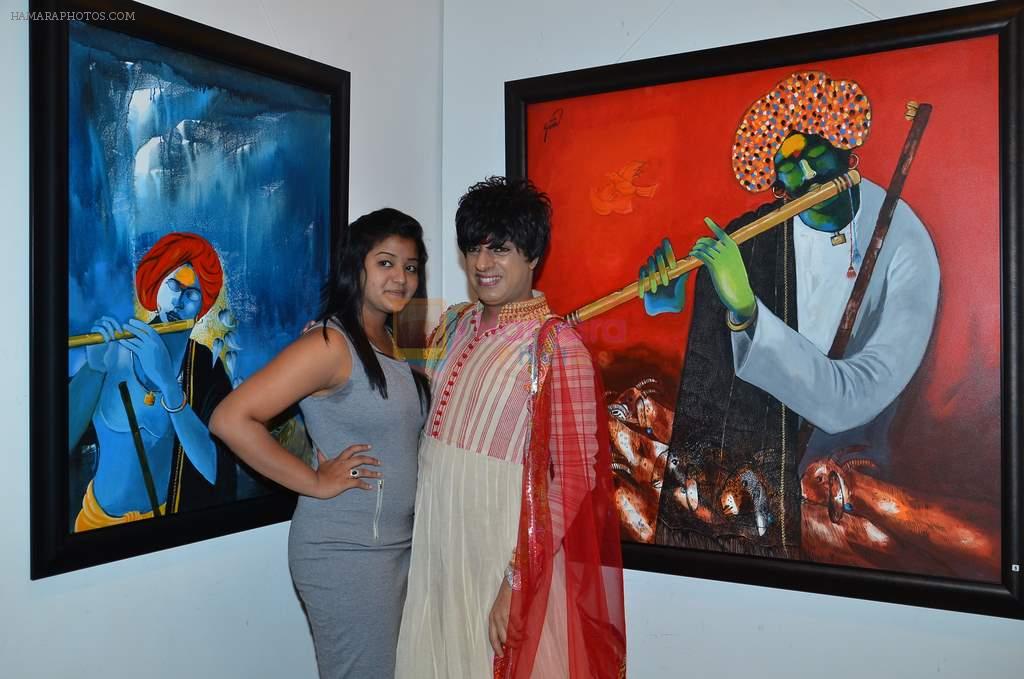 Rohit Verma  at artist Raosaheb's art event in Jehangir, Mumbai on 26th Feb 2014