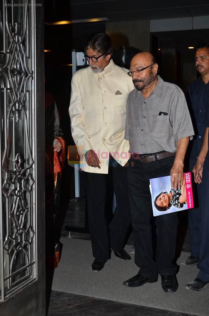 Amitabh Bachchan, Govind Nihalani at Plan India's Meri Beti Meri Shakti book launch in Palladium, Mumbai on 26th Feb 2014