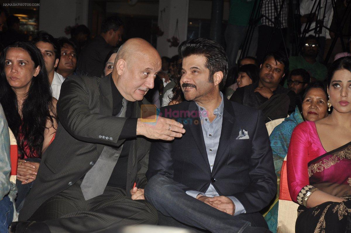 Anil Kapoor, Anupam Kher at Gangs of Ghost Music Launch in Mumbai on 26th Feb 2014