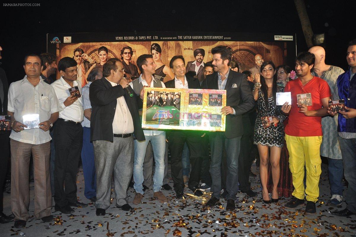 Satish Kaushik,  Anil Kapoor, Mahi Gill, Meera Chopra, Sharman Joshi, Rajesh Khattar, Jackie Shroff at Gangs of Ghost Music Launch in Mumbai on 26th Feb 2014