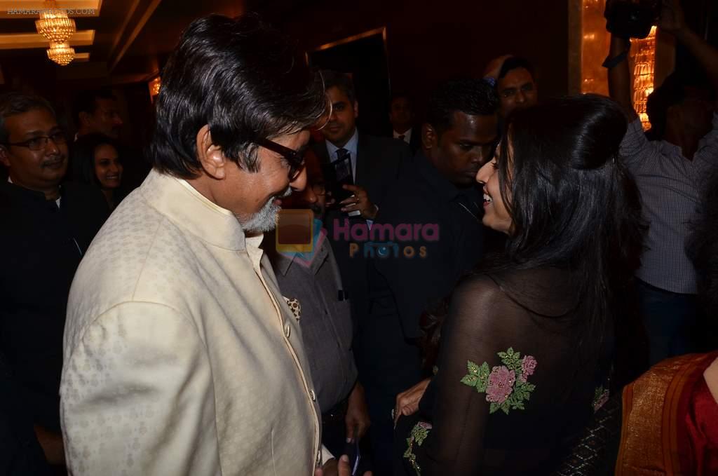Amitabh Bachchan, Shobhaa De at Plan India's Meri Beti Meri Shakti book launch in Palladium, Mumbai on 26th Feb 2014