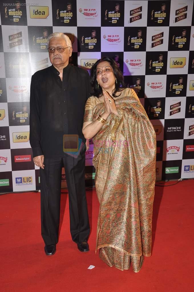 Moushumi Chatterjee at Radio Mirchi music awards in Yashraj on 27th Feb 2014