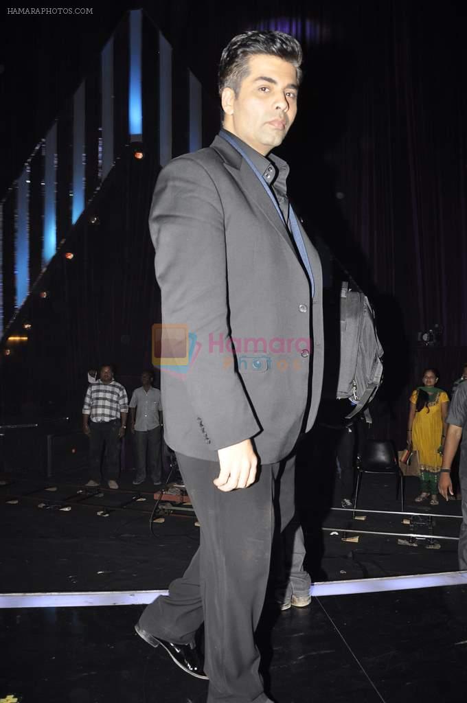 Karan Johar at the Promotion of Main Tera Hero on India's Got Talent in Filmcity, Mumbai on 27th Feb 2014