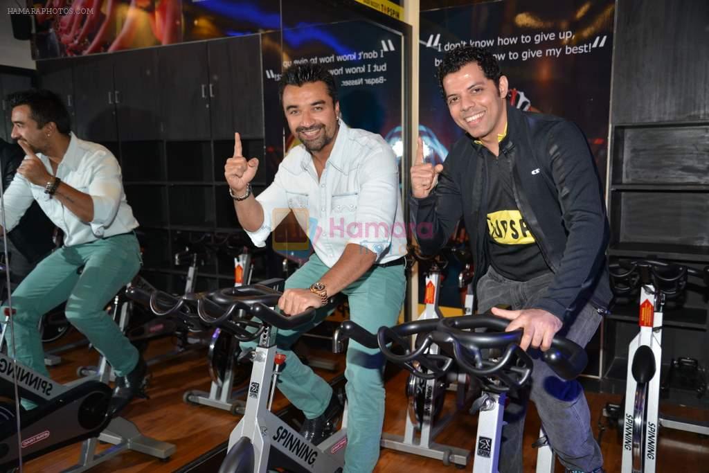 Ajaz Khan at Inch by Inch launch in Versova, Mumbai on 28th Feb 2014