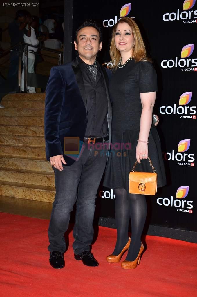 Adnan Sami at Colors red carpet in Grand Hyatt, Mumbai on 1st March 2014
