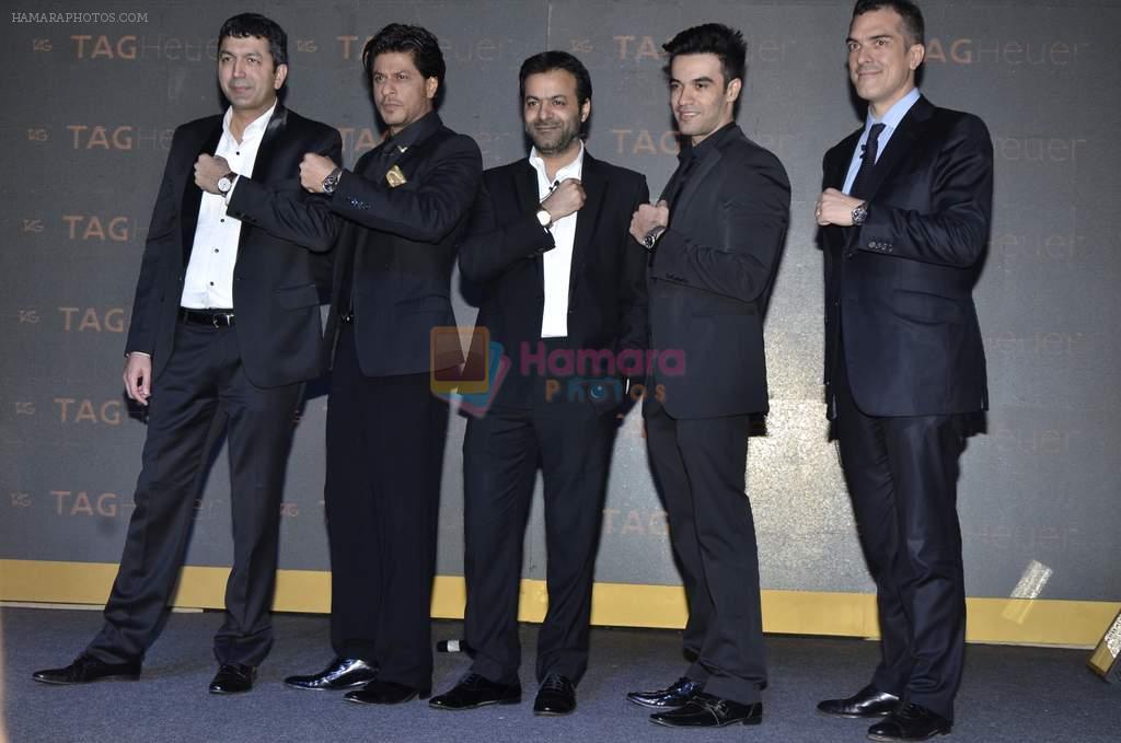 Kunal Kohli, Shahrukh Khan, Tarun Mansukhani, Punit Malhotra, Franck Dardenne unveils Tag Heuer's Golden Carrera watch collection in Taj Land's End, Mumbai on 3rd March 2014 (6