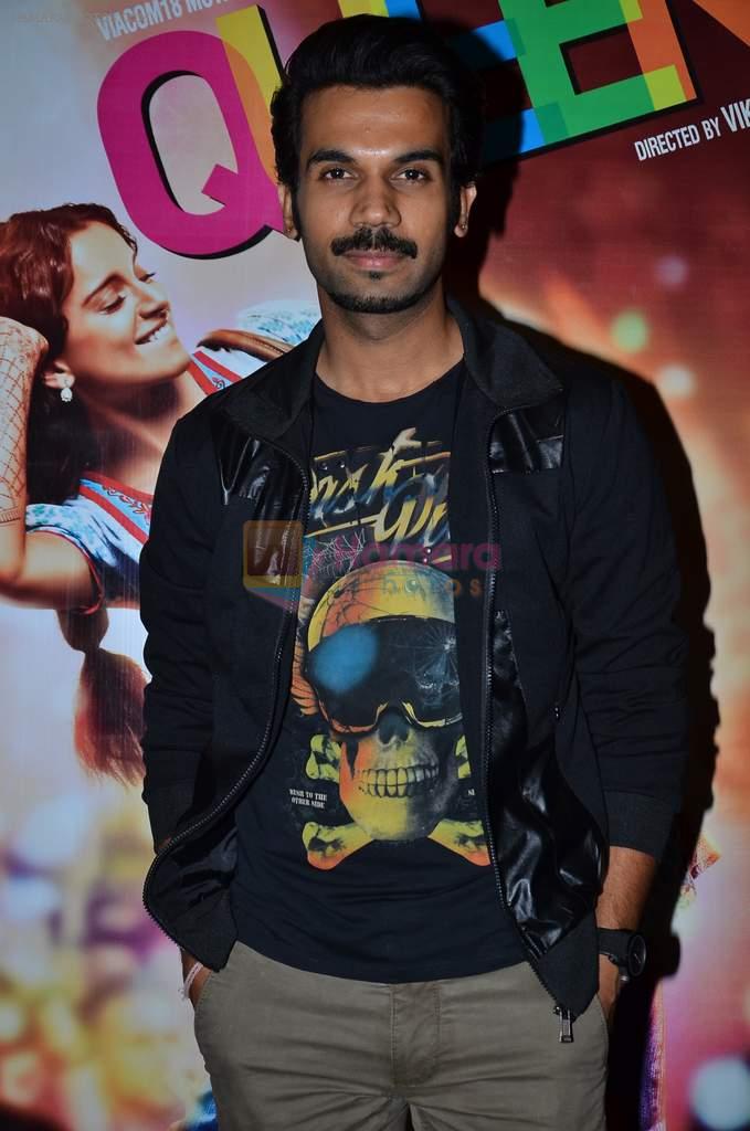 Raj Kumar Yadav at Queen film screening in PVR, Mumbai on 3rd March 2014