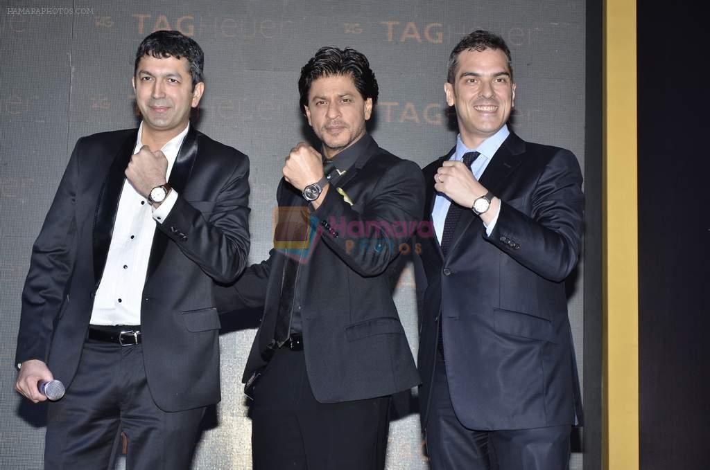Kunal Kohli, Shahrukh Khan, Franck Dardenne unveils Tag Heuer's Golden Carrera watch collection in Taj Land's End, Mumbai on 3rd March 2014