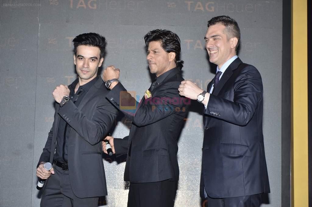 Shahrukh Khan, Punit Malhotra, Franck Dardenne unveils Tag Heuer's Golden Carrera watch collection in Taj Land's End, Mumbai on 3rd March 2014