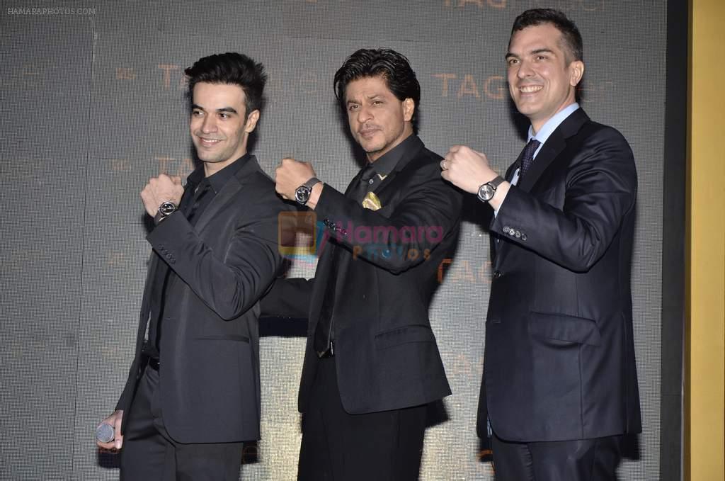 Shahrukh Khan, Punit Malhotra, Franck Dardenne unveils Tag Heuer's Golden Carrera watch collection in Taj Land's End, Mumbai on 3rd March 2014