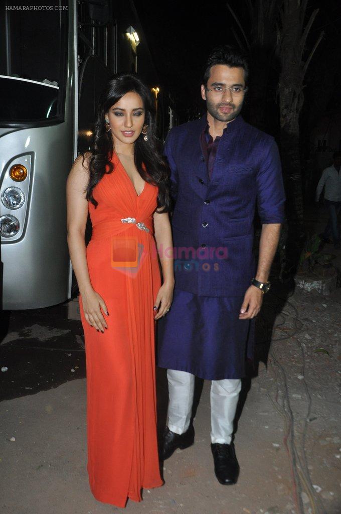 Jackky Bhagnani and Neha Sharma on the sets of Comedy Circus in Mumbai on 5th March 2014