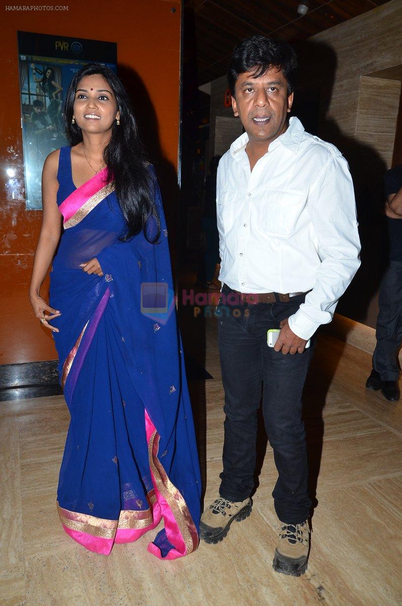 Usha Jadhav at Dhag Premiere in Mumbai on 6th March 2014