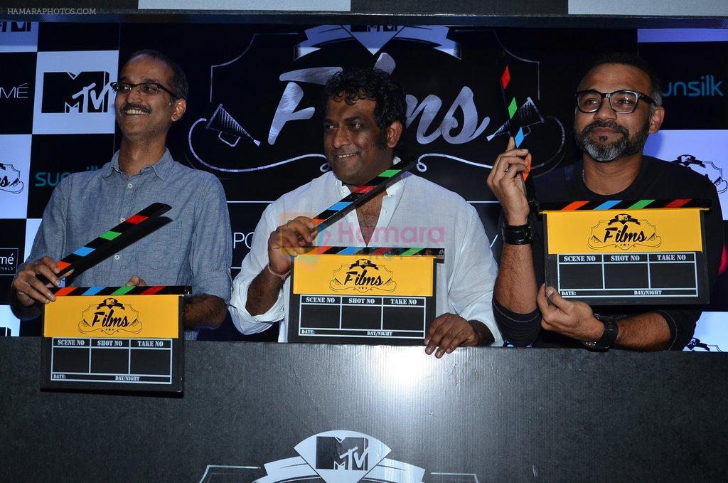 Abhinay Deo, Anurag Basu,Rohan Sippy at MTV's new show launch in Bandra, Mumbai on 7th March 2014