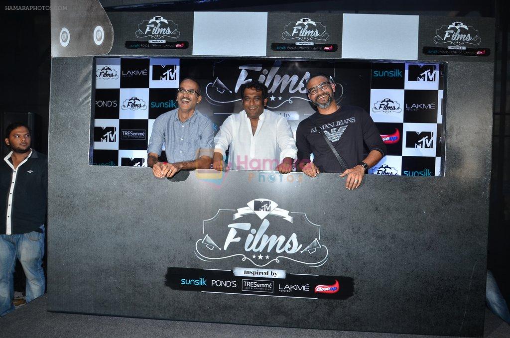 Abhinay Deo, Anurag Basu, Rohan Sippy at MTV's new show launch in Bandra, Mumbai on 7th March 2014