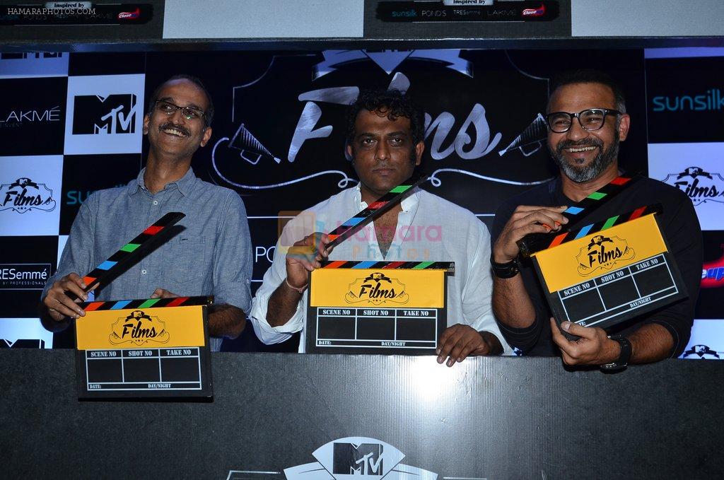 Abhinay Deo, Anurag Basu,Rohan Sippy at MTV's new show launch in Bandra, Mumbai on 7th March 2014