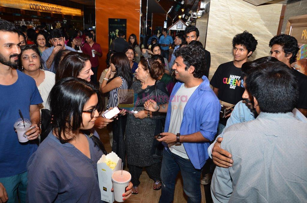 Raj Kumar Yadav, Vikas Bahl at Queen Screening in Lightbox, Mumbai on 8th March 2014,1