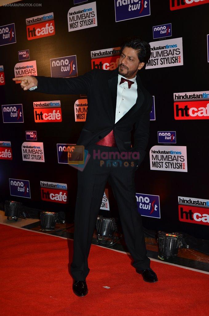 Shahrukh Khan at HT Most Stylish Awards in ITC Parel, Mumbai on 8th March 2014