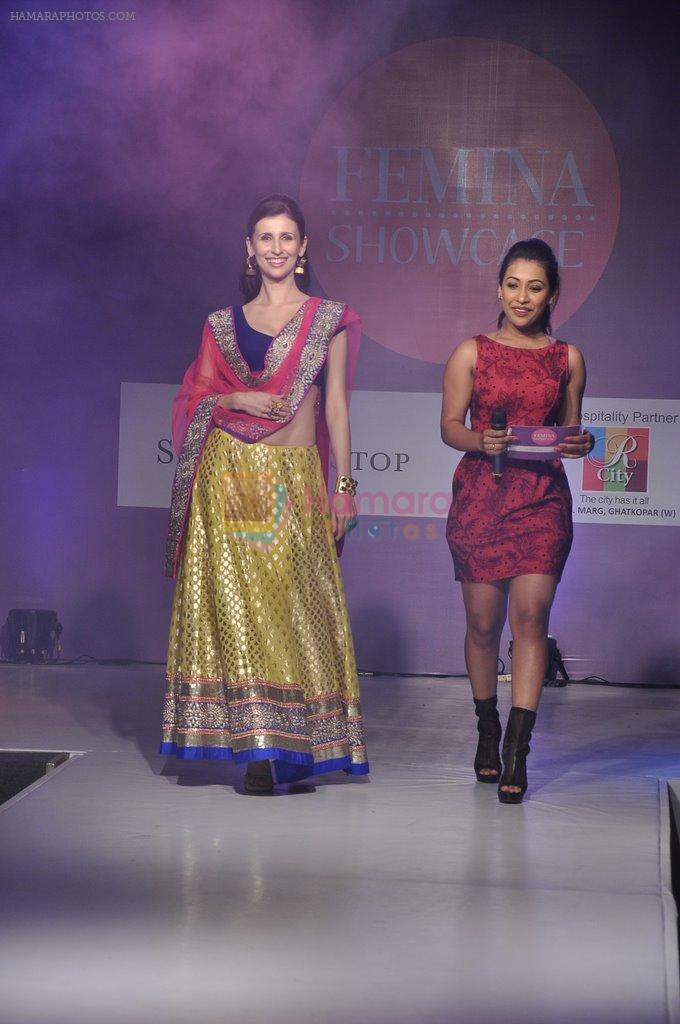 Claudia Ciesla walks for Femina Showcase in R City Mall, Mumbai on 8th March 2014