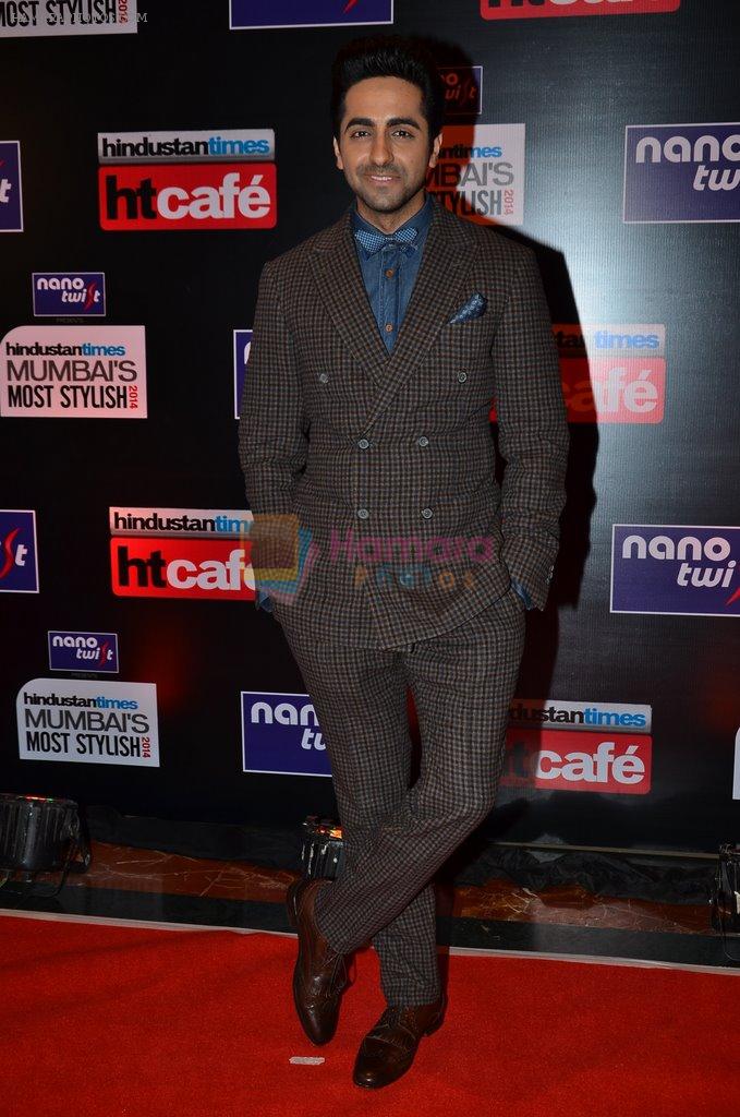 Ayushman Khurana at HT Most Stylish Awards in ITC Parel, Mumbai on 8th March 2014