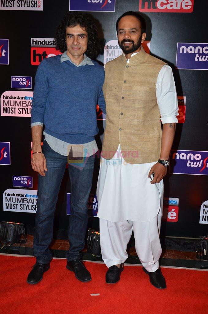 Rohit Shetty, Imtiaz Ali at HT Most Stylish Awards in ITC Parel, Mumbai on 8th March 2014
