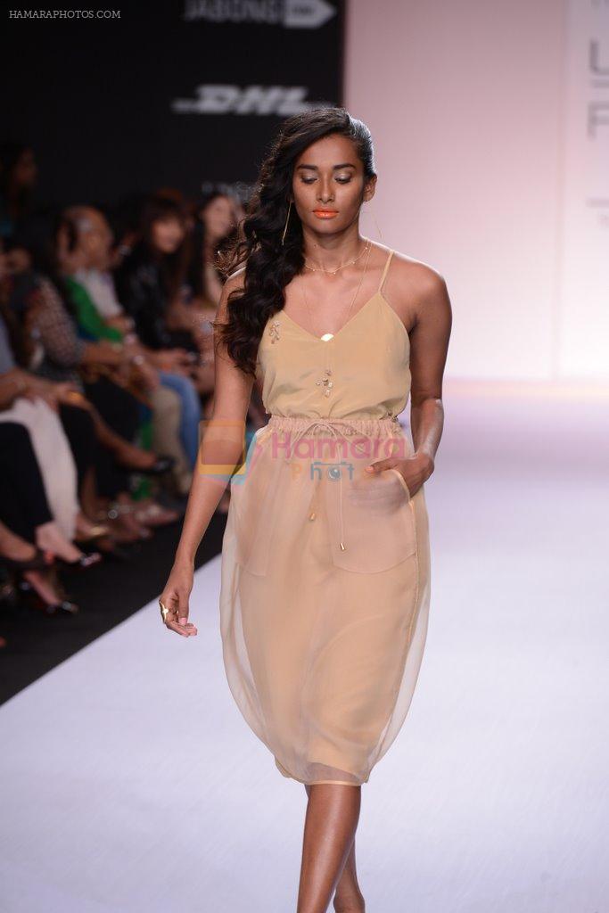 Model walk for Nishka Lulla Show at LFW 2014 Day 1 in Grand Hyatt, Mumbai on 12th March 2014